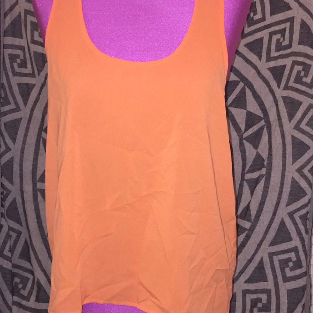 Orange tank top